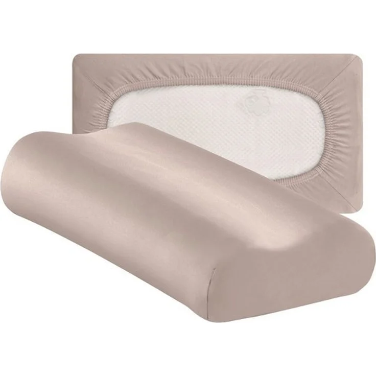 Traumschloss Kissenbezug Premium, (1 Stück), Bezug für Nackenstützkissen, Rundumgummizug – Bild 2
