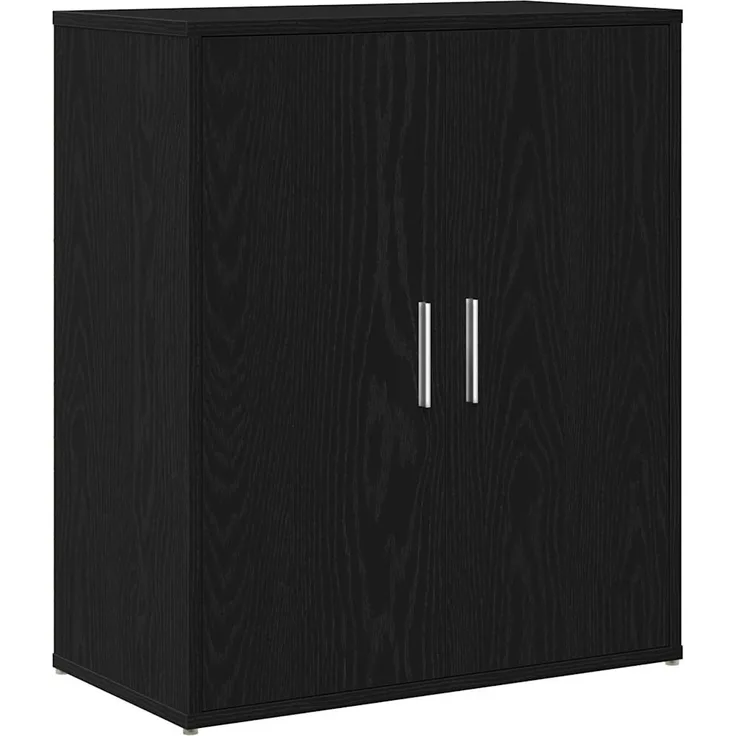 vidaXL Sideboard Schwarze Eiche 60x31x70 cm Holzwerkstoff 869143