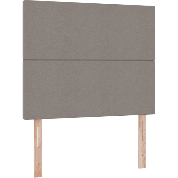 vidaXL LED-Speicherbett mit Matratze Taupe 120 x 200 cm Stoff 3372348 – Bild 9