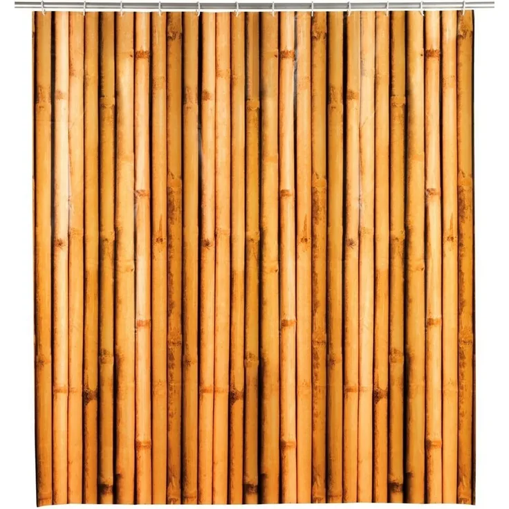 WENKO Duschvorhang Bambusa Breite 180 cm, Höhe 200 cm