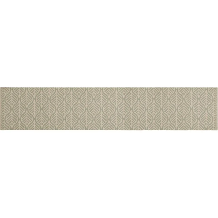 vidaXL Küchenteppich Waschbar Blätter 60x300 cm Samt 4005634 – Bild 1