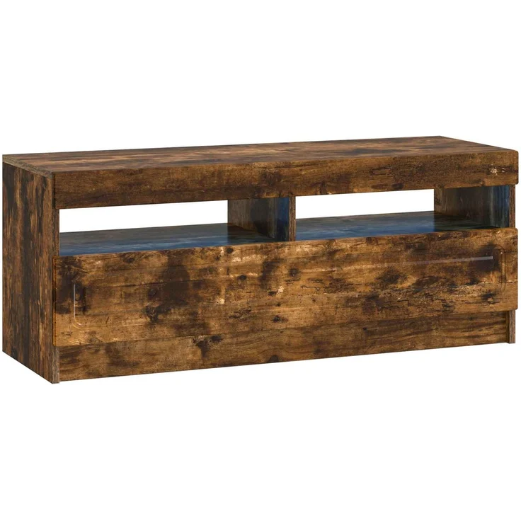 vidaXL LED-TV-Schrank UTRECHT 3 stk. Raucheiche Holzwerkstoff 3417007 – Bild 5