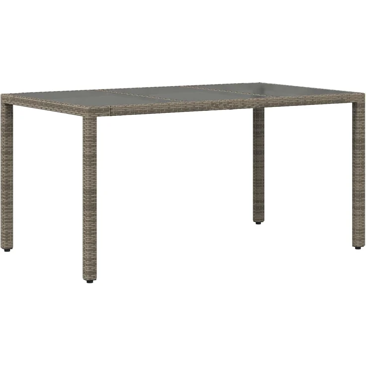 vidaXL Outdoor-Essgruppe 7 stk. Grau Poly-Rattan 3448939 – Bild 9