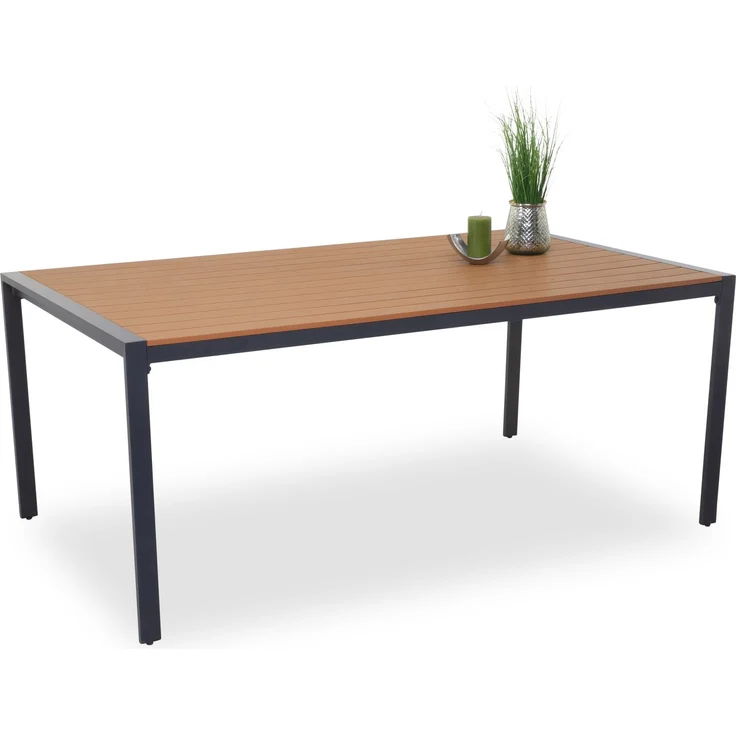 Gartentisch outdoor SIENA BHT 180x75x102 cm bunt Outdoortisch Balkontisch Terrassentisch Outdoor-Tisch Loungetisch – Bild 1