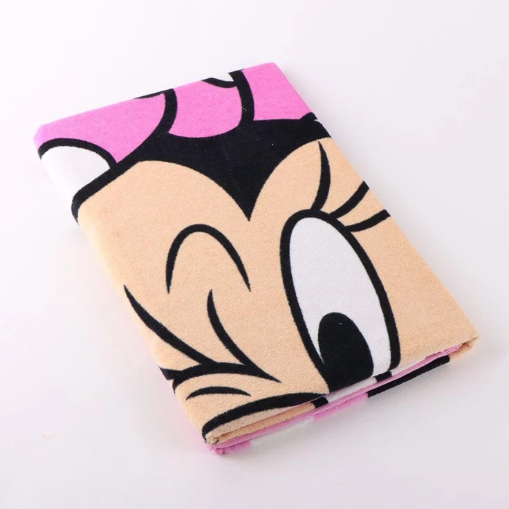 Disney Minnie Mouse Strandtuch Kinder 70 × 140 cm aus 100% Baumwolle 250 gsm – Bild 2