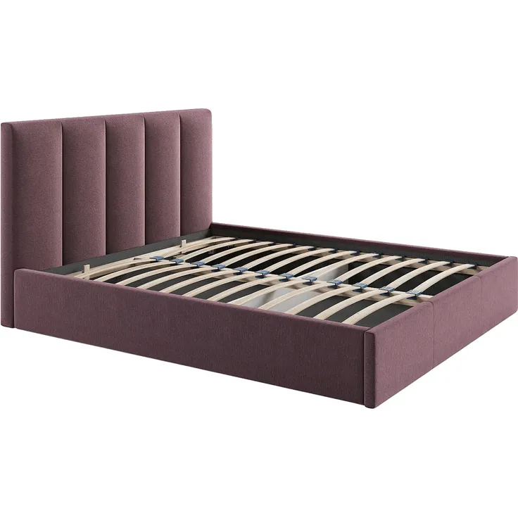 Vente-unique - KILACLO Bett Stoff Rot - B 213 cm x H 106 cm x L 170 cm – Bild 5