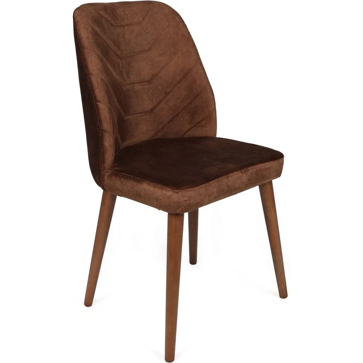Skye Decor 'Dallas-556 V4' Stuhlset (4-teilig), Braun / Walnuss, 50 x 90 x 49 cm – Bild 4