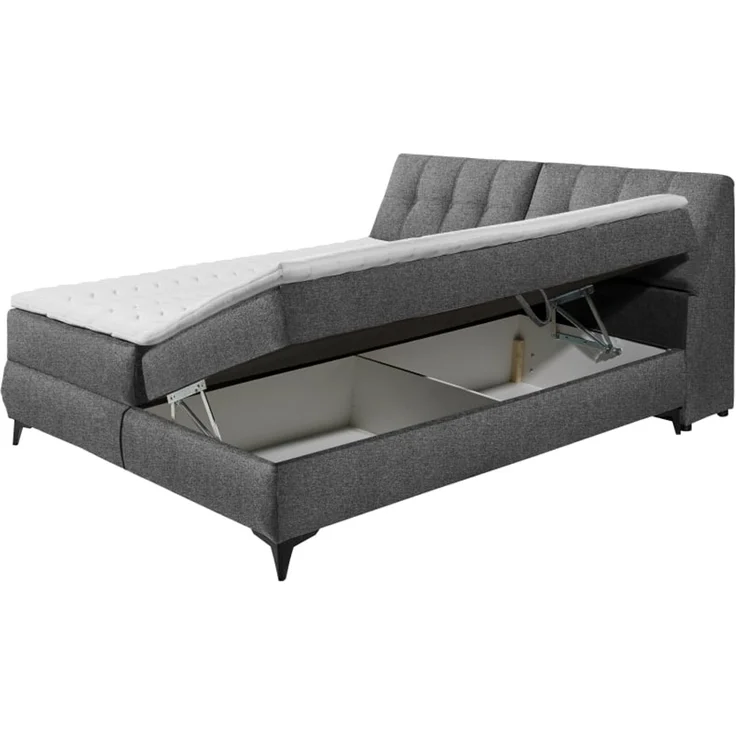 Boxbett Atlantis 160x200 cm in Anthrazit von ED Exciting Design mit Bettkasten – Bild 5