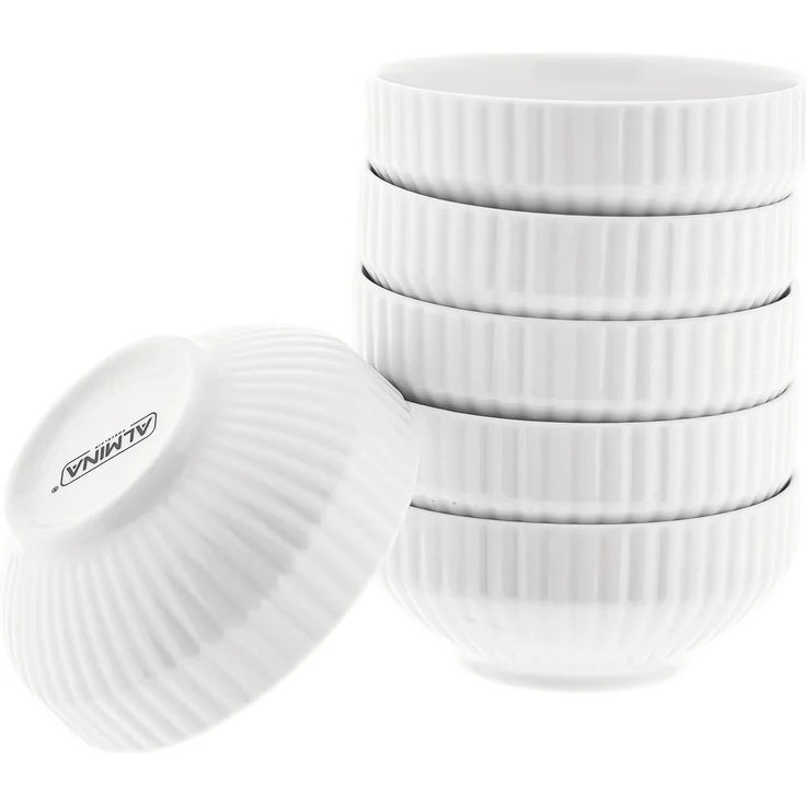 Borneo 6er Set Dipschalen aus hochwertigem Porzellan - 9 x 4 cm – Bild 1