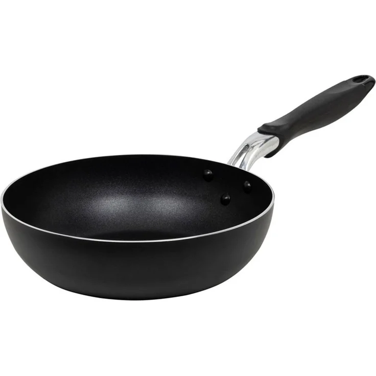 RESTO Kitchenware Wok Antares, Bratpfanne antihaftbeschichtet und spülmaschinenfest, Aluminium (1-tlg), Induktion, für alle Herdarten geeignet – Bild 1