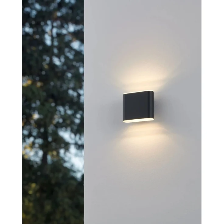 Eglo LED Außen-Wandleuchte Grutti anthrazit 12 x 9 cm warmweiß-kaltweiß – Bild 3