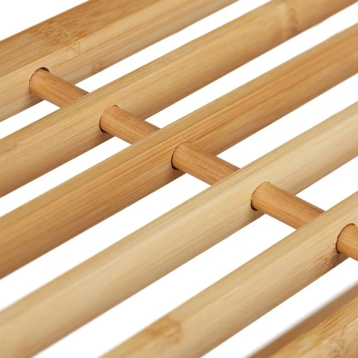 Schuhregal Bambus stapelbar – Bild 8