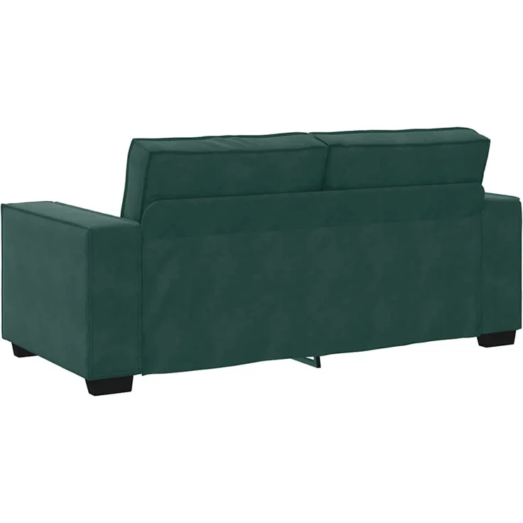 vidaXL 2-Sitzer-Sofa Dunkelgrün 180x78x84 cm Samt 4105022 – Bild 5