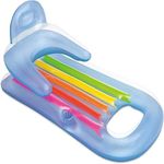 Intex 58802 Luftmatratze Sessel Bräunung, Farbe Hellblau 160 x 85 cm (Blau, 1)