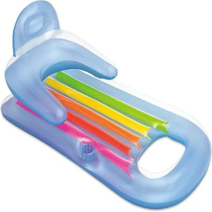 Intex 58802 Luftmatratze Sessel Bräunung, Farbe Hellblau 160 x 85 cm (Blau, 1)