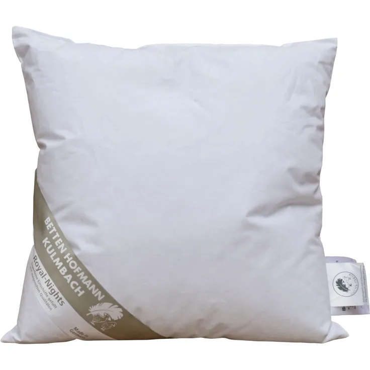 Betten Hofmann Daunenkissen Kopfkissen 40x40 150 g neue Daunen Kleinkissen Kuschelkissen prall