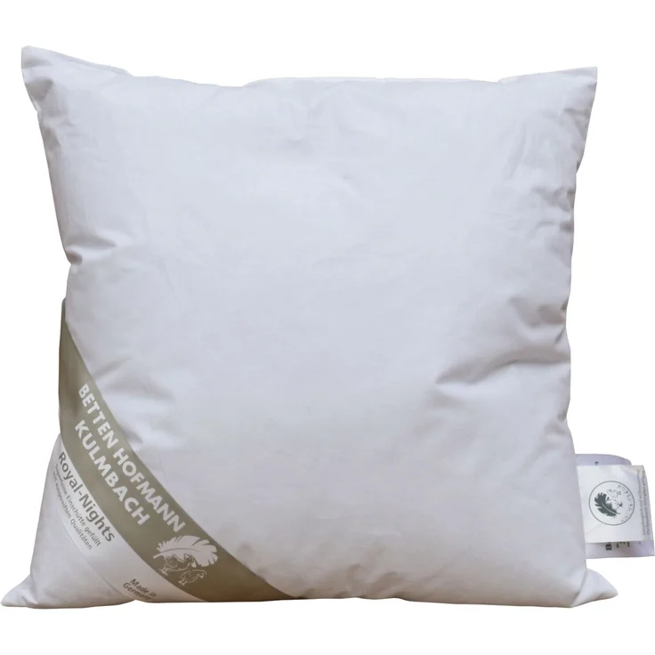 Betten Hofmann Daunenkissen Kopfkissen 40x40 150 g neue Daunen Kleinkissen Kuschelkissen prall – Bild 1
