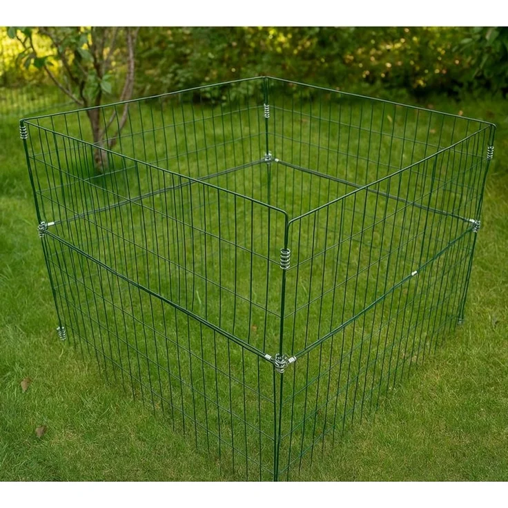 Komposter Metall Drahtgitter 2er Set Gartenkomposter 90x90x70 cm Draht Gitter – Bild 5