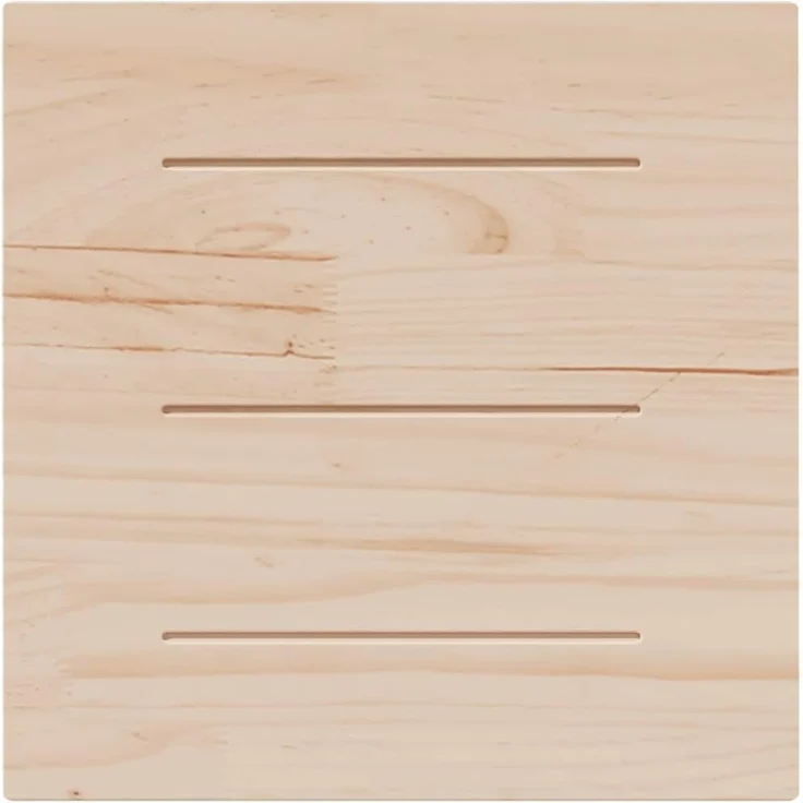 vidaXL Tischplatte 50x50x1,7 cm Quadratisch Massivholz Kiefer 847410 – Bild 7