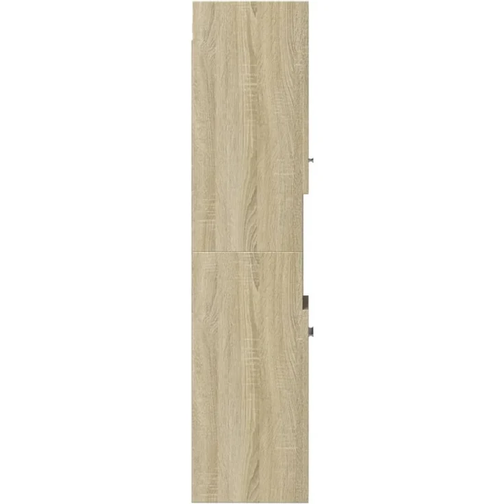 vidaXL Badezimmerschrank Sonoma-Eiche 30x30x130 cm Holzwerkstoff 849635 – Bild 9