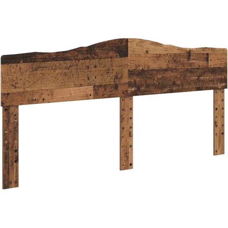 vidaXL Bettrahmen Altholz 200 x 200 cm Massives Kiefernholz 3412860 – Bild 5