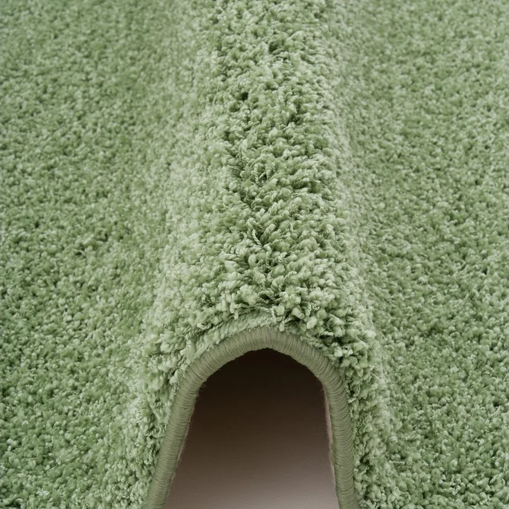Snapstyle Hochflor-Teppich Luxus Hochflor Langflor Teppich Milano Rund, Rund, Höhe: 43 mm – Bild 2