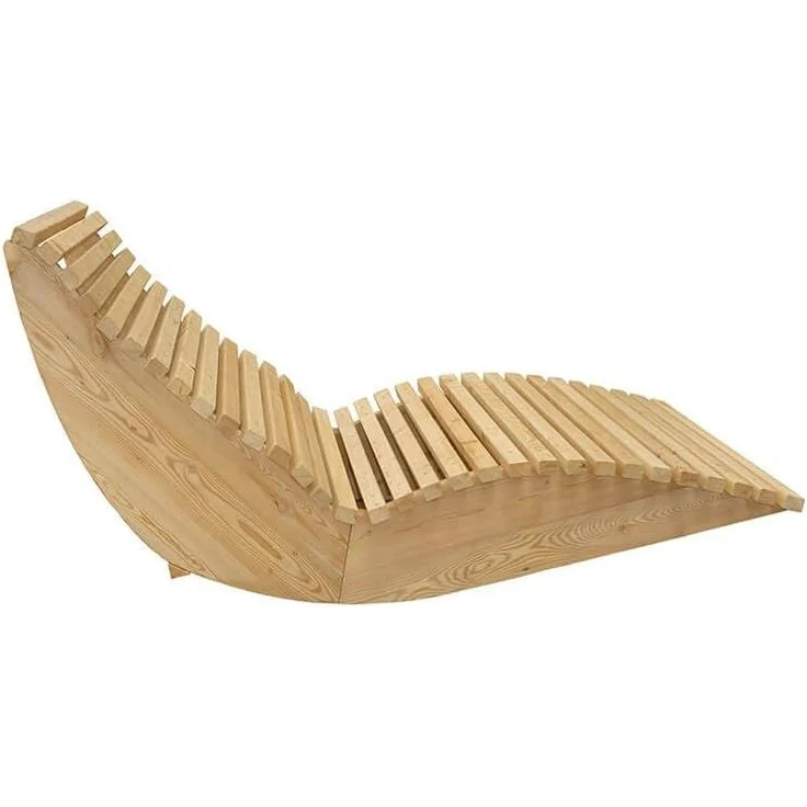 HOME DELUXE Wellenholzliege WOLGA - 120 cm – Bild 5