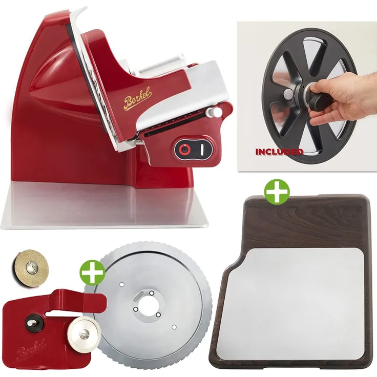 Berkel Home Line 200 PLUS Aufschnittmaschine Rot Sparpaket