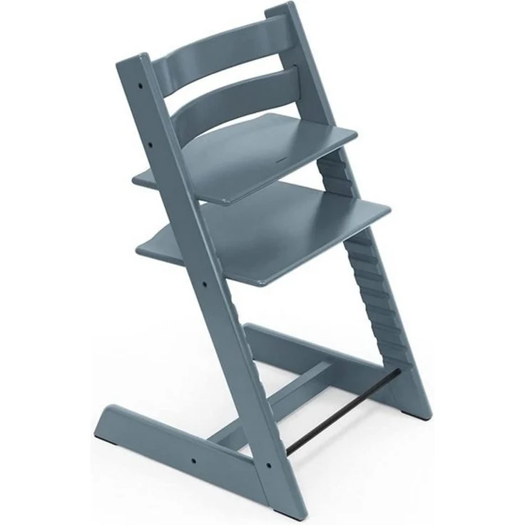 Stokke 'Tripp Trapp' Hochstuhl, fjord blue, höhenverstellbar, Buche – Bild 4