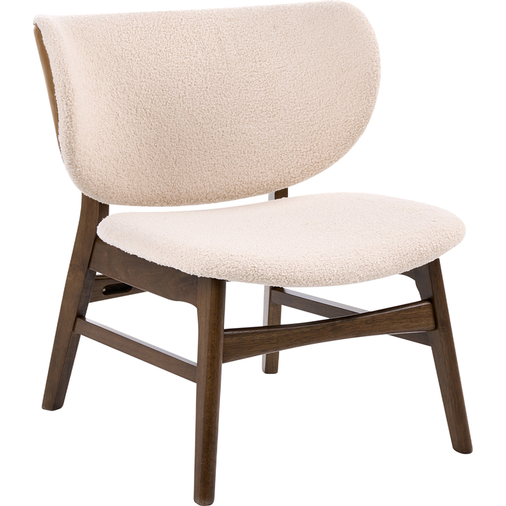Sessel DAY Bouclé Braun Hellbeige – Bild 4