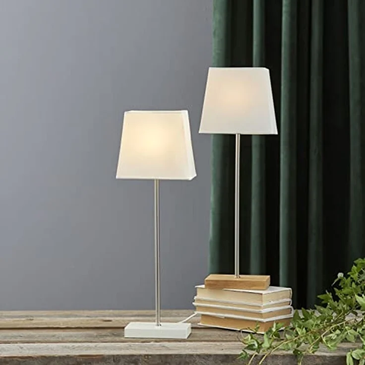 Stern-Tischleuchte "Leo", Holzfuß, E14, 65 cm – Bild 2