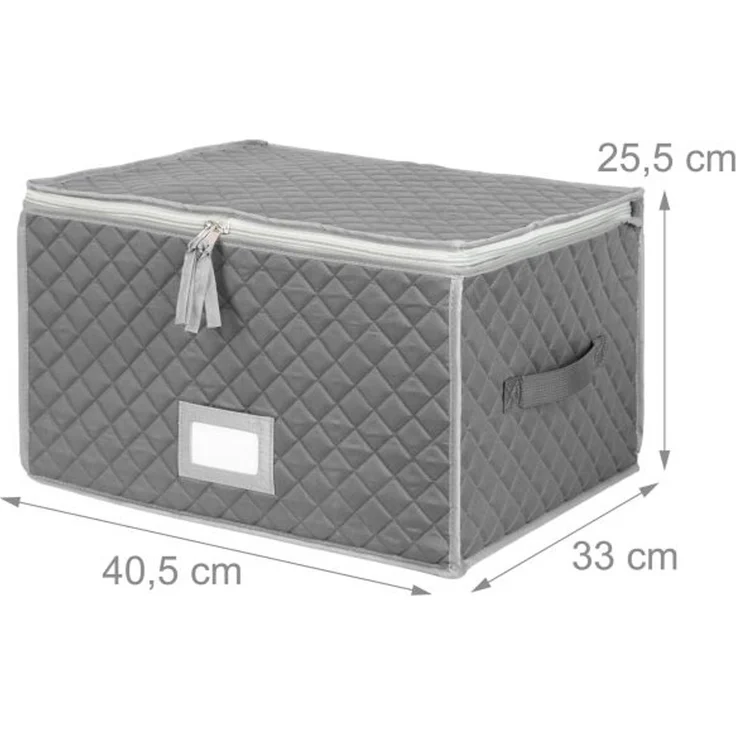 Relaxdays Aufbewahrungsbox für Geschirr Set – Bild 4