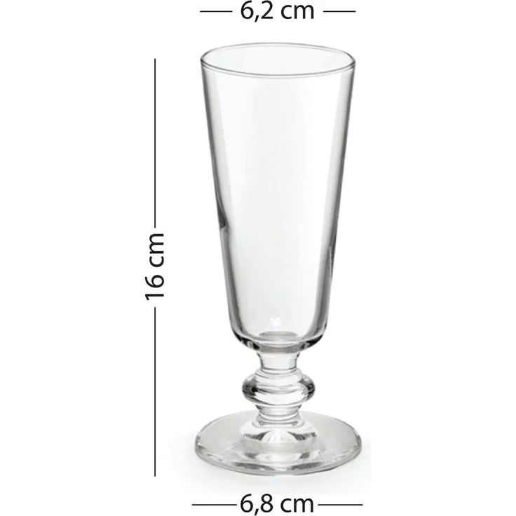 Hermia Concept 'Pure 180 - Transparent' Weingläser-Set (4-teilig), Transparent, 6,8 x 6,8 x 16 cm, 180 ml – Bild 6