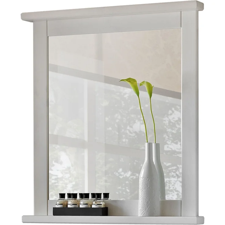 Badmöbel Set inkl. Keramik-Waschbecken 65 cm, 5-teilig LIRIA-56, Massivholz, B x H x T ca.: 185 x 200 x 43 cm – Bild 5