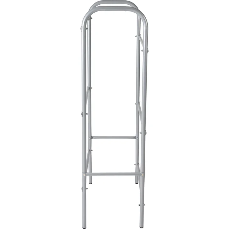 axentia Kastenständer, für 3 Kisten, ca. 50 x 116 x 33 cm, Grau – Bild 3