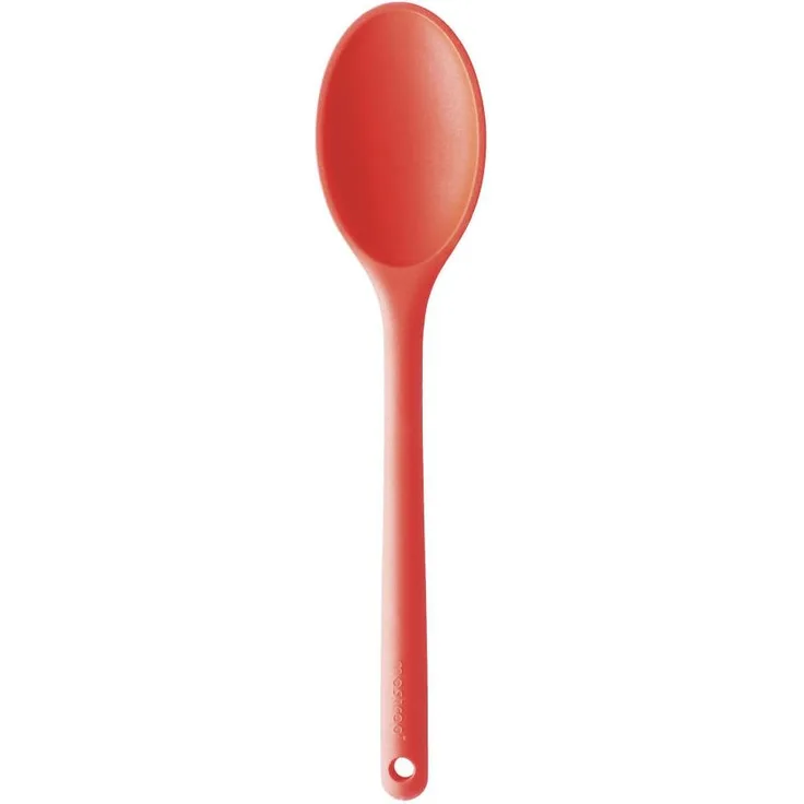 Mastrad Silikon-Kochlöffel, Küchenlöffel, Löffel, Küchenutensil, Rot, F10615