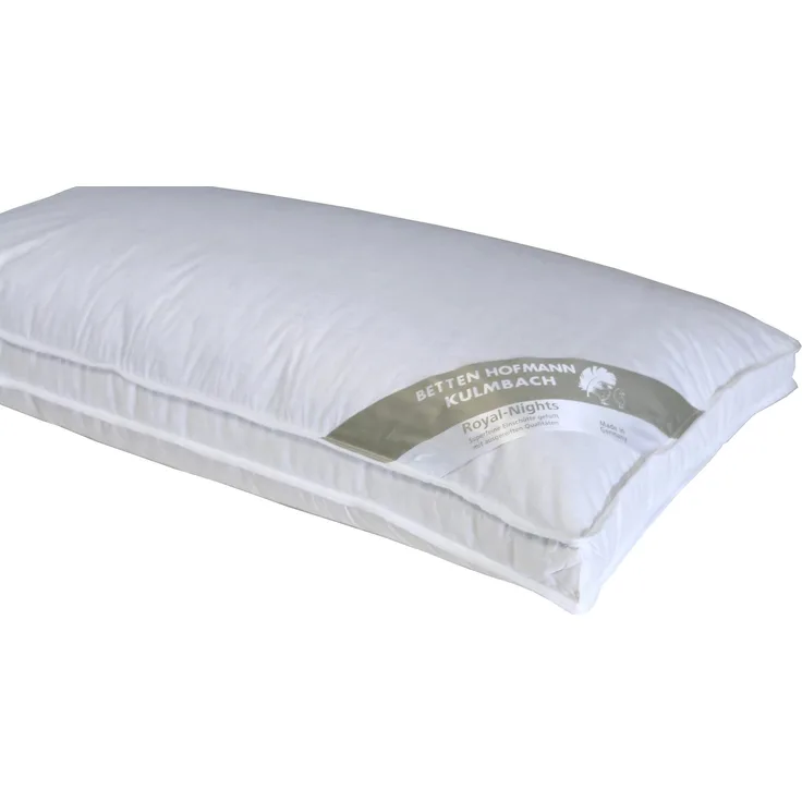 Betten Hofmann Parade Kopfkissen Polster Federkissen mit Außensteg extra fest dick 40x80 1000g