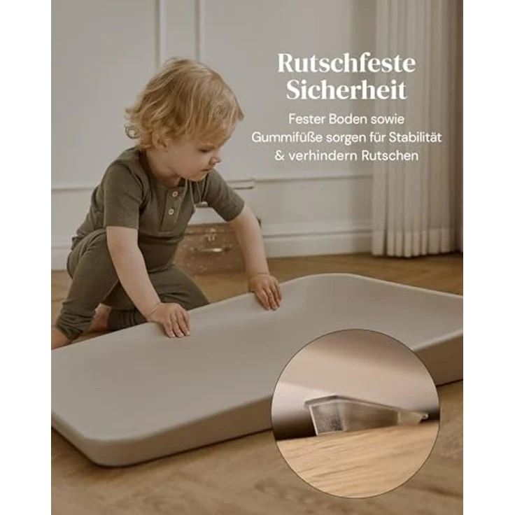 Leander Wickelunterlage Matty Mocca Braun – Bild 6
