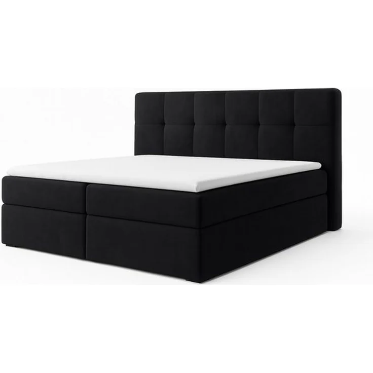 A&J MöbelLand Boxspringbett REF mit 2 Bettkästen, Bonell-Matratze und Topper. – Bild 4