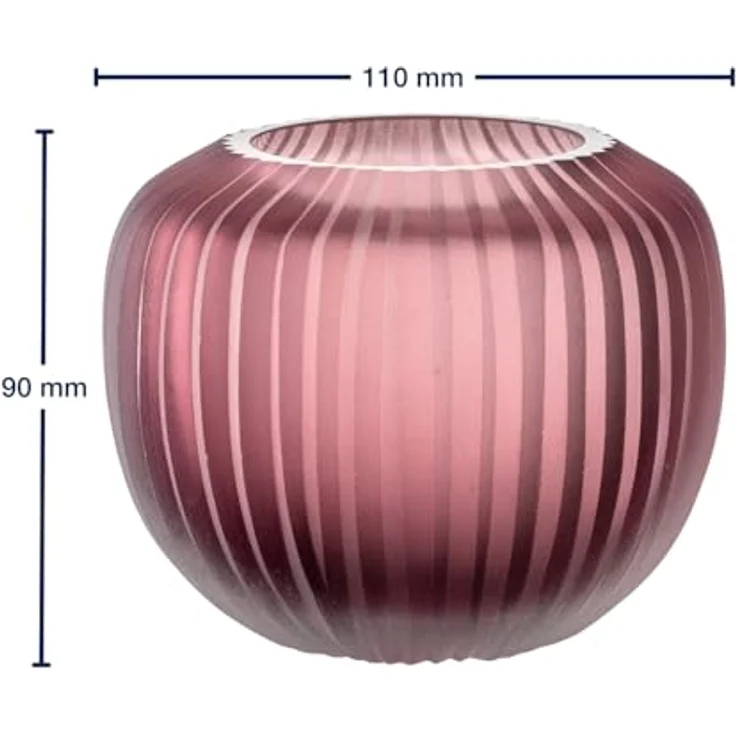 Leonardo Leonardo Glasvase 9 cm Blaubeere Bellagio L036445 – Bild 3
