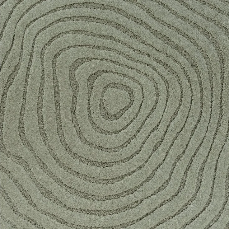 Carpetia Designteppich Kurzflor Teppich mit 3D-Effekt, rund, Höhe: 14 mm, weich, pflegeleicht und für Fußbodenheizung geeignet – Bild 3