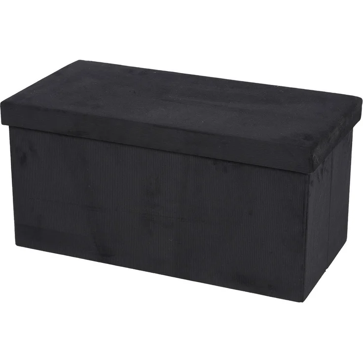 Urban Living faltbare SITZBANK CORD "velours côtelé" 53513 schwarz