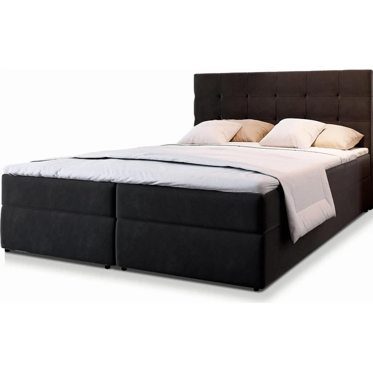 Masseno Boxbett GLOS 160x200 cm mit Bonell Matratze und Topper