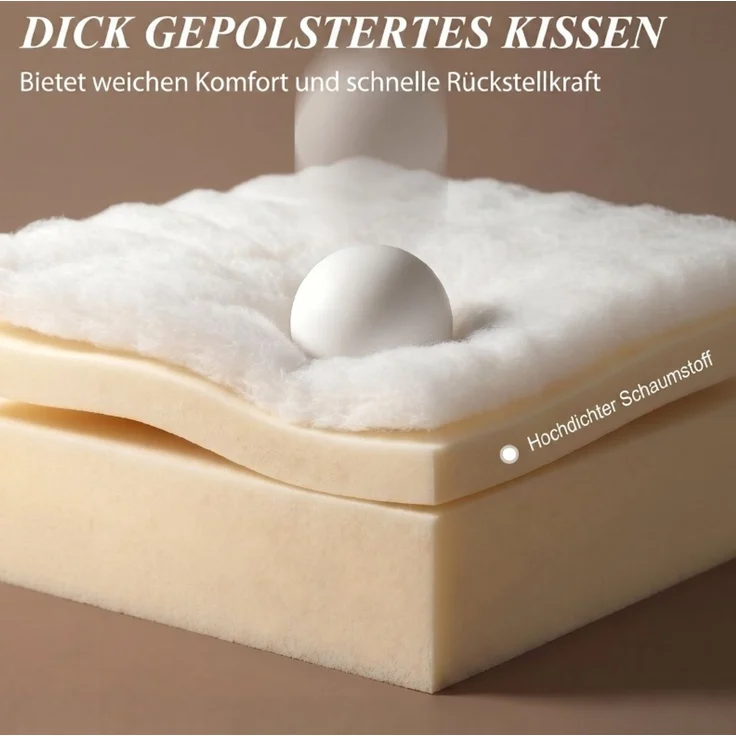 Schlafsofa mit Chenille-Optik & Klappfunktion, 190x80x60 cm, Dunkelgrau – Bild 5