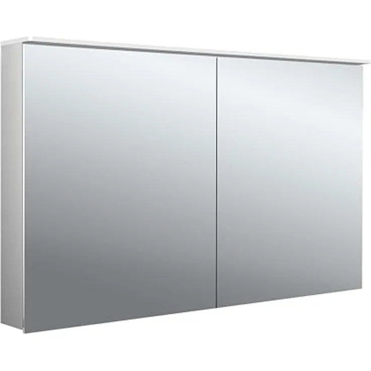 Emco flat 2 Design LED Lichtspiegelschrank mit Lichtsegel, 2 Türen, 1200 x 711 x 113 mm, 979706405 - 979706405