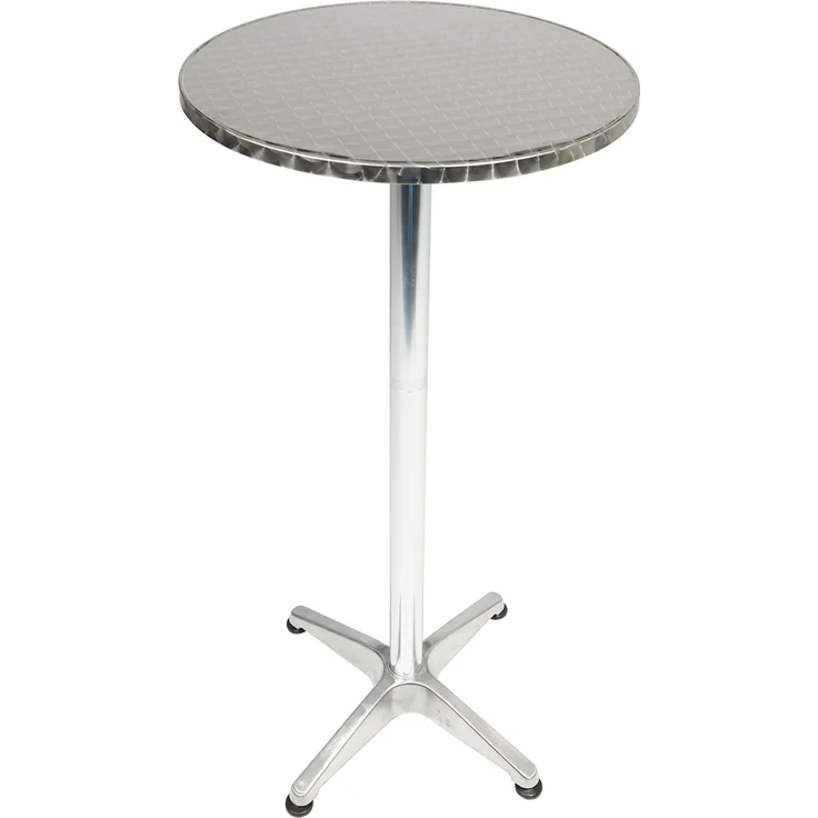 3-tlg. Bistro Garnitur Balkonset Garnitur Tisch + 2 Stapelstühle Ø60cm – Bild 7