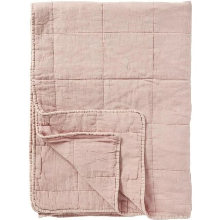 Ib Laursen - Decke Quilt Tagesdecke Überwurf 180x130cm Rosa 6108-43 – Bild 3