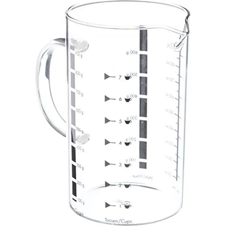 Küchenprofi Messbecher 1 Liter Glas