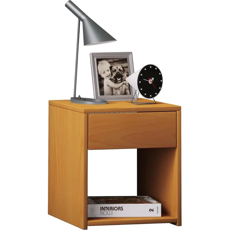 VCM Nachttisch Sledo 913238 Buche H. 40 x B. 35 x T. 35 cm