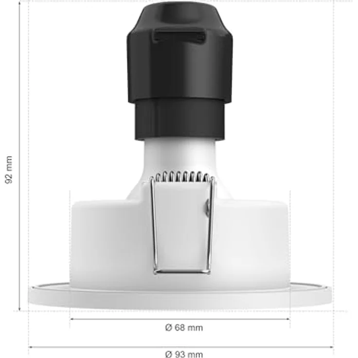 Philips Hue White Ambiance Adore 3er Deckenspots rund, weiß 3x250lm inkl. Dimmschalter, Bad-Beleuchtung, dimmbar, steuerbar via App, kompatibel mit Amazon Alexa (Echo, Echo Dot), neue Generation – Bild 3